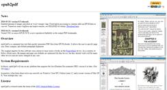 Desktop Screenshot of epub2pdf.com